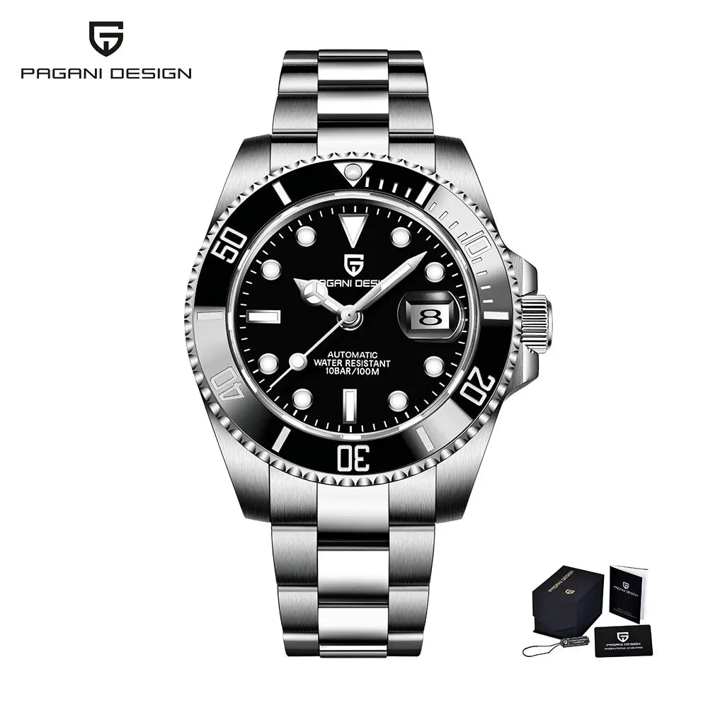 PAGANI Design 2025 New 40mm Men Automatic Mechanical Watches Men Luxury NH35A / NH36A Stainless Steel Waterproof Watch Relogio