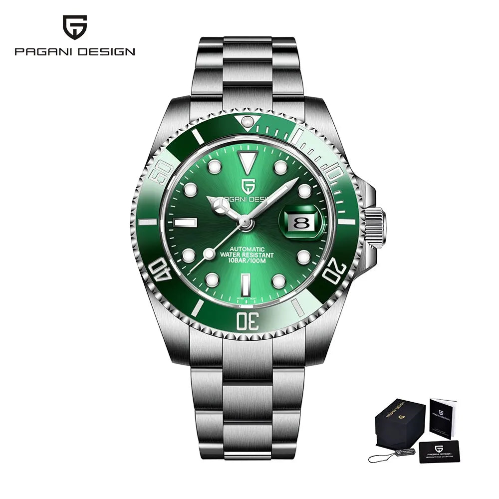 PAGANI Design 2025 New 40mm Men Automatic Mechanical Watches Men Luxury NH35A / NH36A Stainless Steel Waterproof Watch Relogio