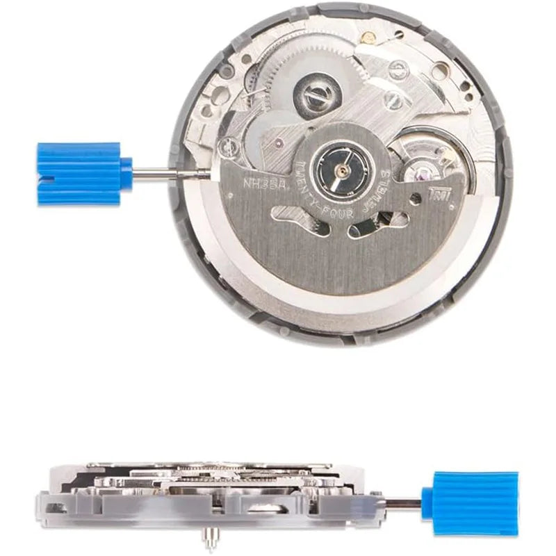 NH35A Premium Mechanical Movement NH35 White At 3/3.8/6 Date wheel 24 Jewels Automatic Self-winding High Accuracy Movt Replace