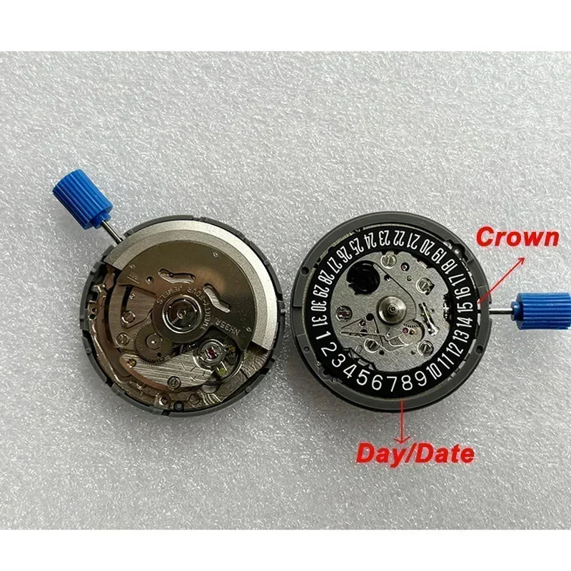 NH35A Premium Mechanical Movement NH35 White At 3/3.8/6 Date wheel 24 Jewels Automatic Self-winding High Accuracy Movt Replace