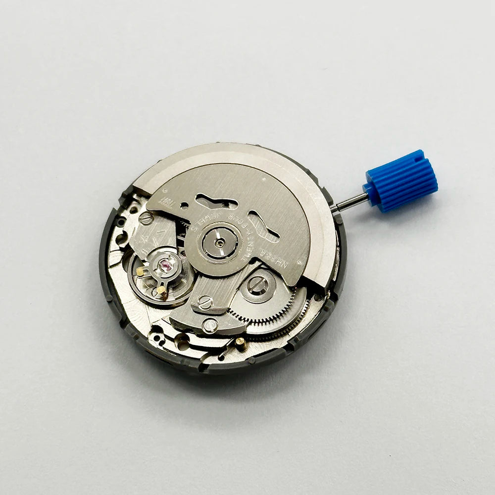 NH35A Premium Mechanical Movement NH35 White At 3/3.8/6 Date wheel 24 Jewels Automatic Self-winding High Accuracy Movt Replace
