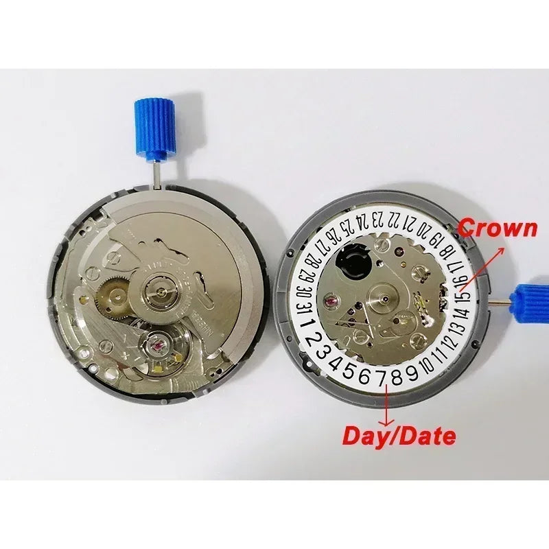 NH35A Premium Mechanical Movement NH35 White At 3/3.8/6 Date wheel 24 Jewels Automatic Self-winding High Accuracy Movt Replace