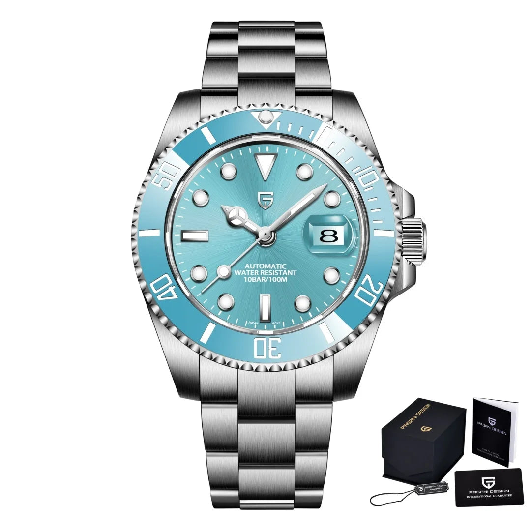 PAGANI Design 2025 New 40mm Men Automatic Mechanical Watches Men Luxury NH35A / NH36A Stainless Steel Waterproof Watch Relogio